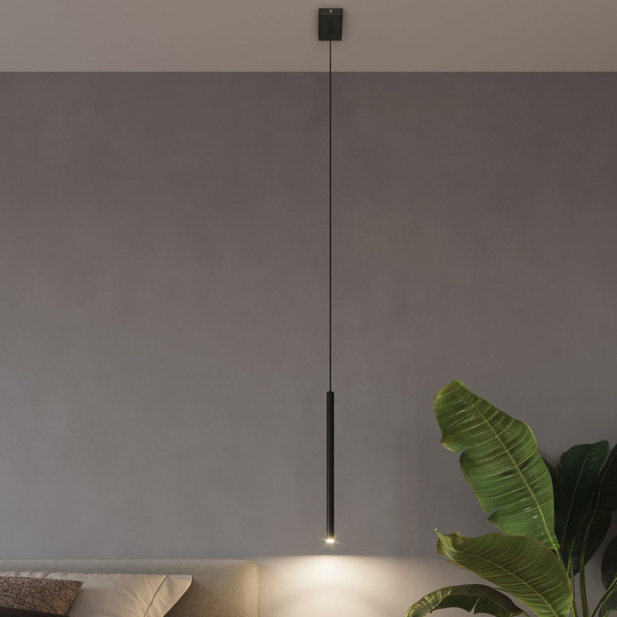 Pendant lamp PASTELO 5 black