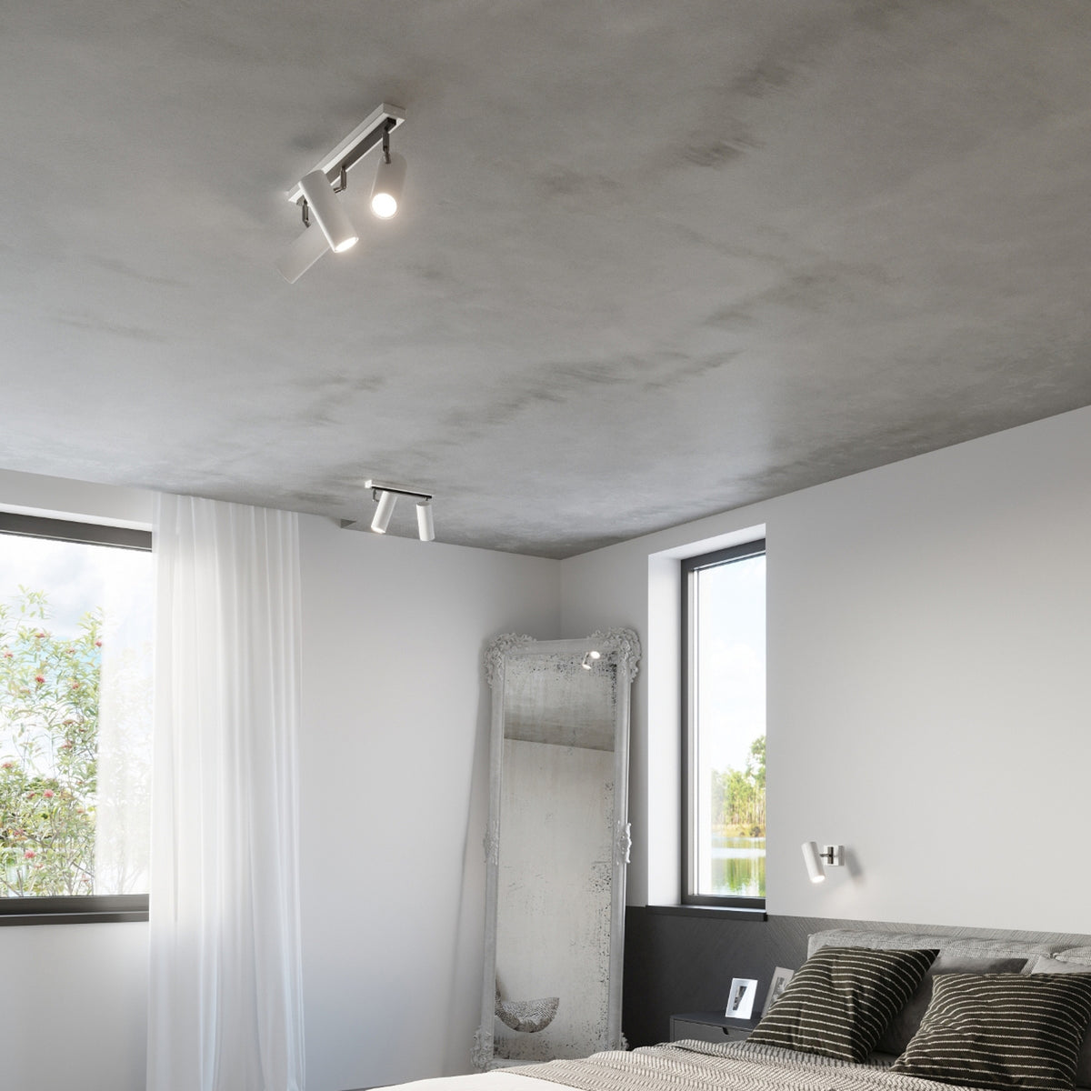 Ceiling lamp DIREZIONE 2 white
