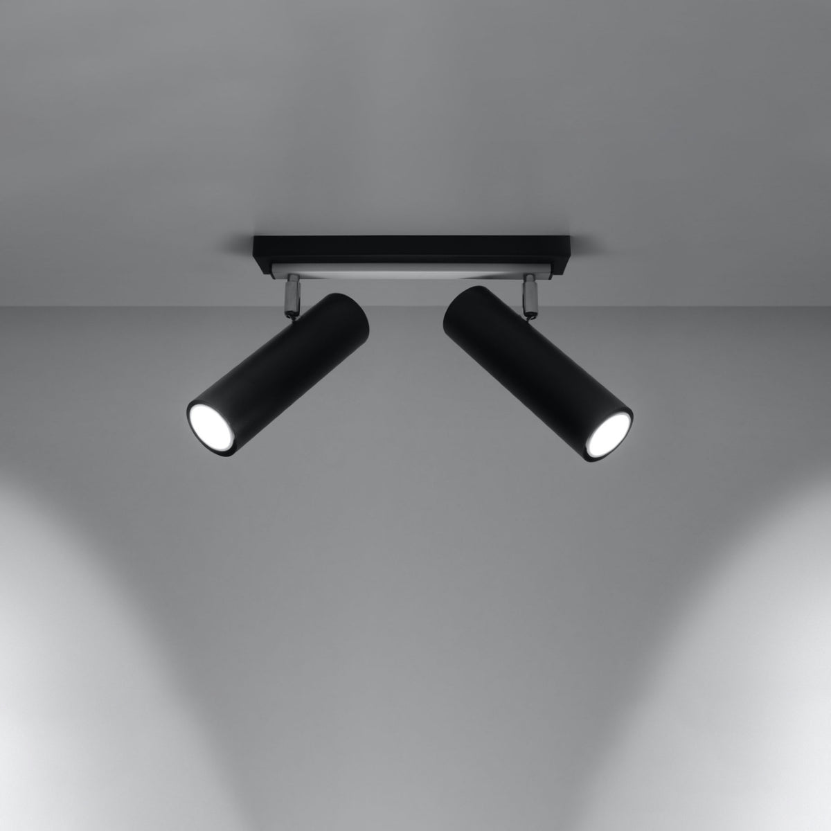 Ceiling lamp DIREZIONE 2 black
