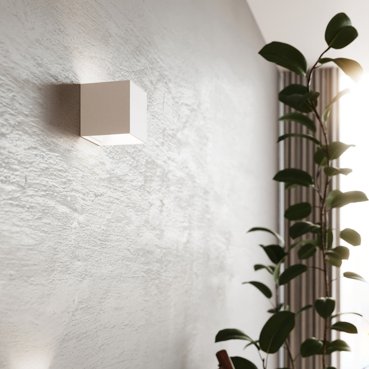 Wall lamp LUCA white LED IP54