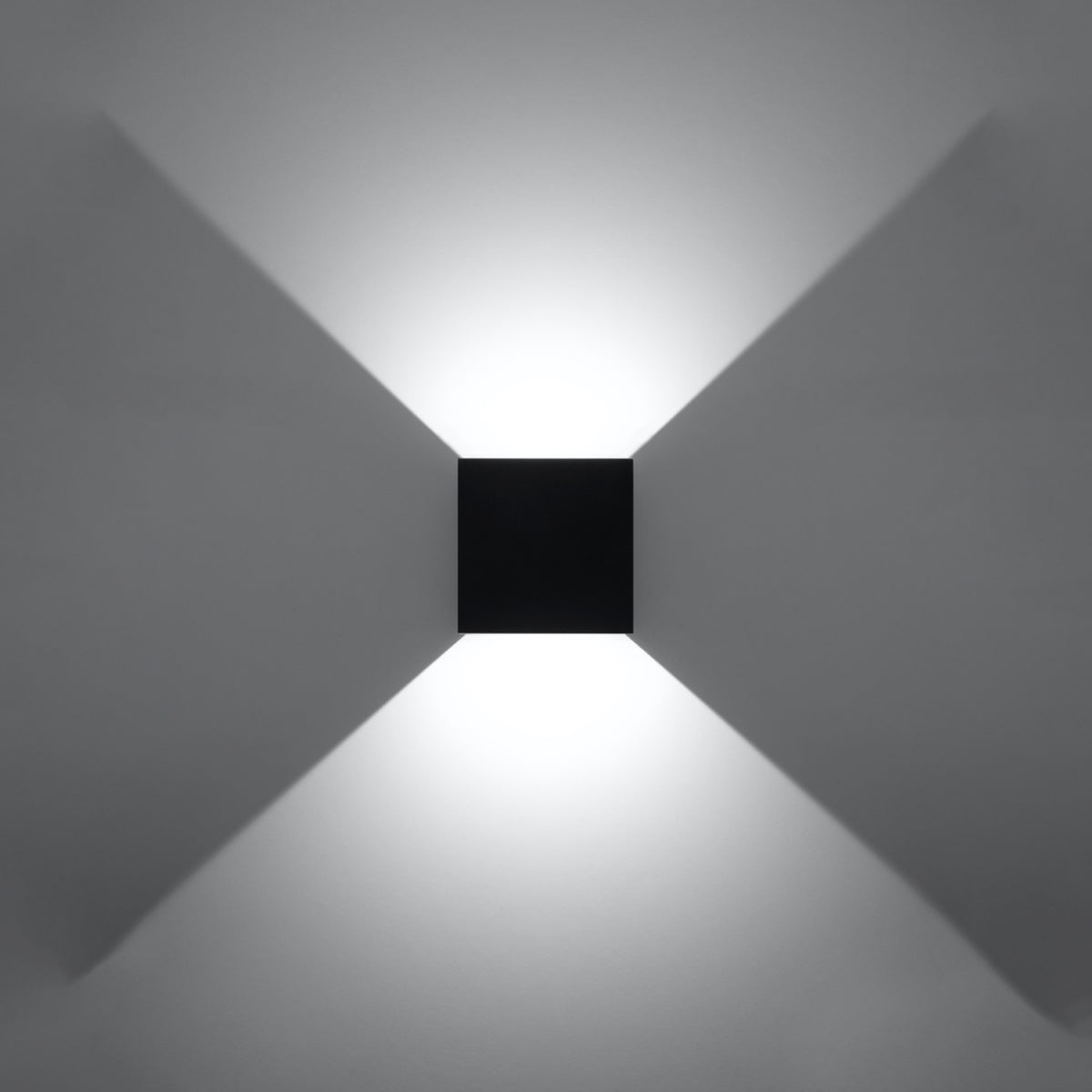 Wall lamp LUCA black LED IP54
