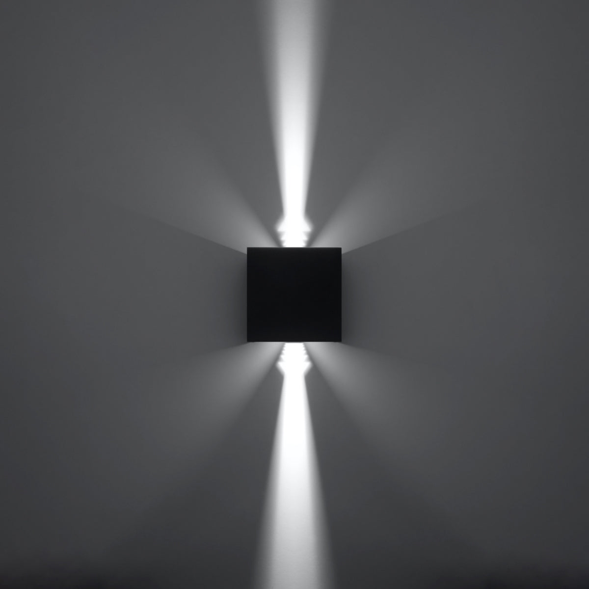 Wall lamp LUCA black LED IP54