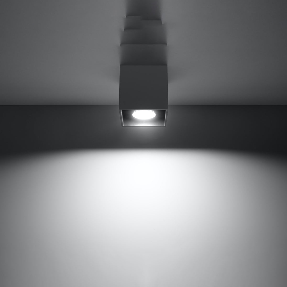 Ceiling lamp QUAD 1 anthracite