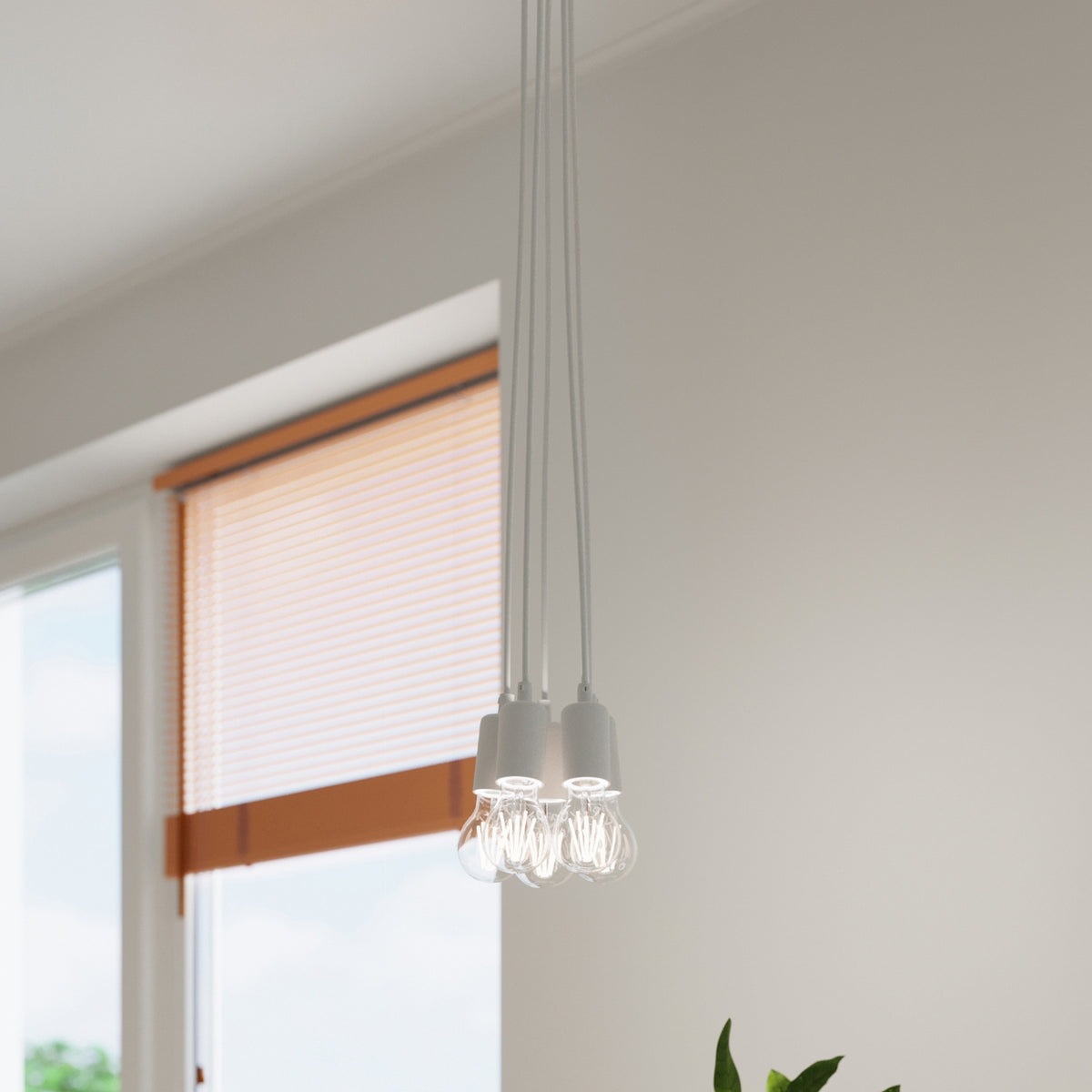 Pendant lamp DIEGO 1 white