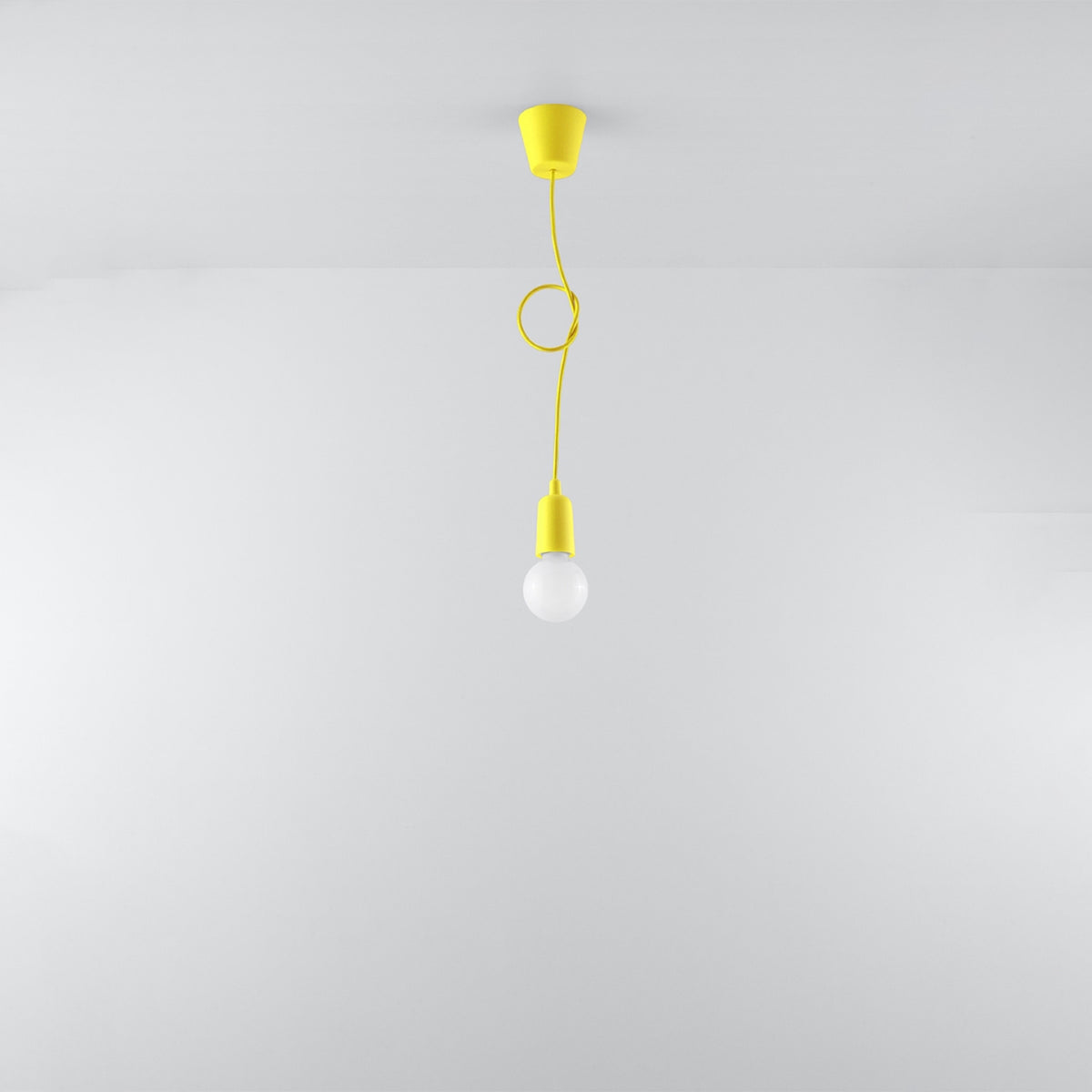 Pendant lamp DIEGO 1 yellow