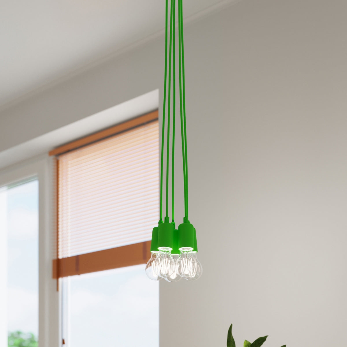 Pendant lamp DIEGO 1 green