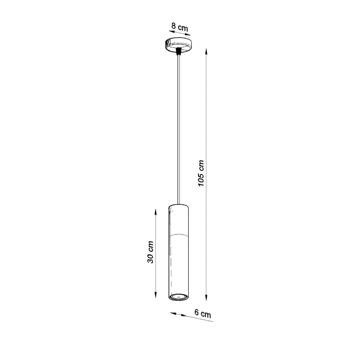 Pendant lamp PABLO black