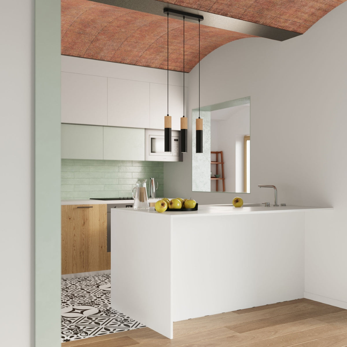 Pendant lamp PABLO 3 black