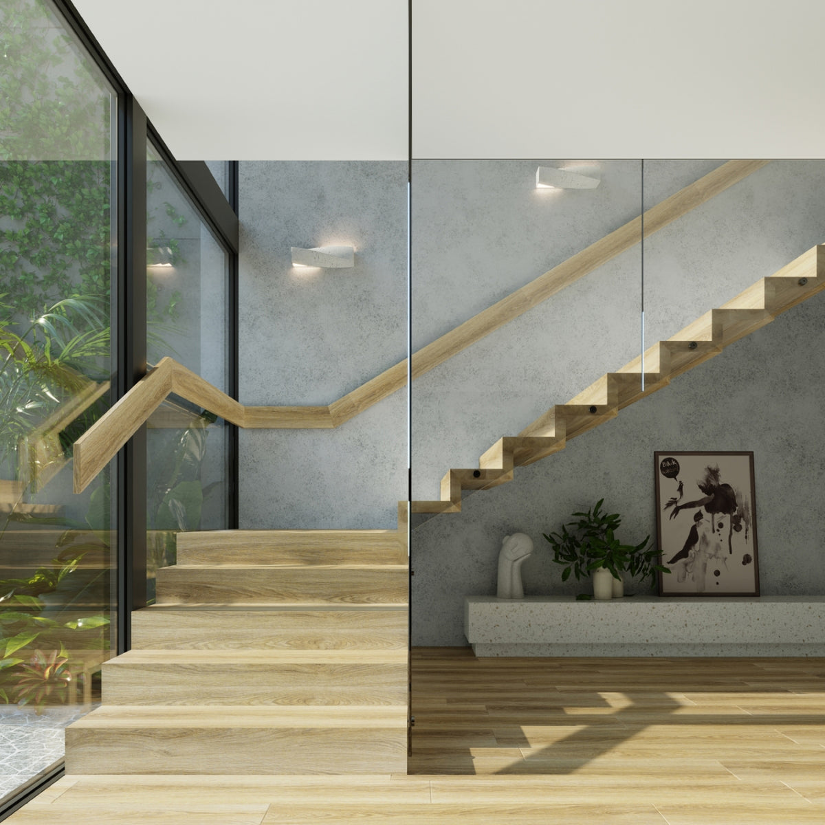 Wall lamp SIGMA concrete