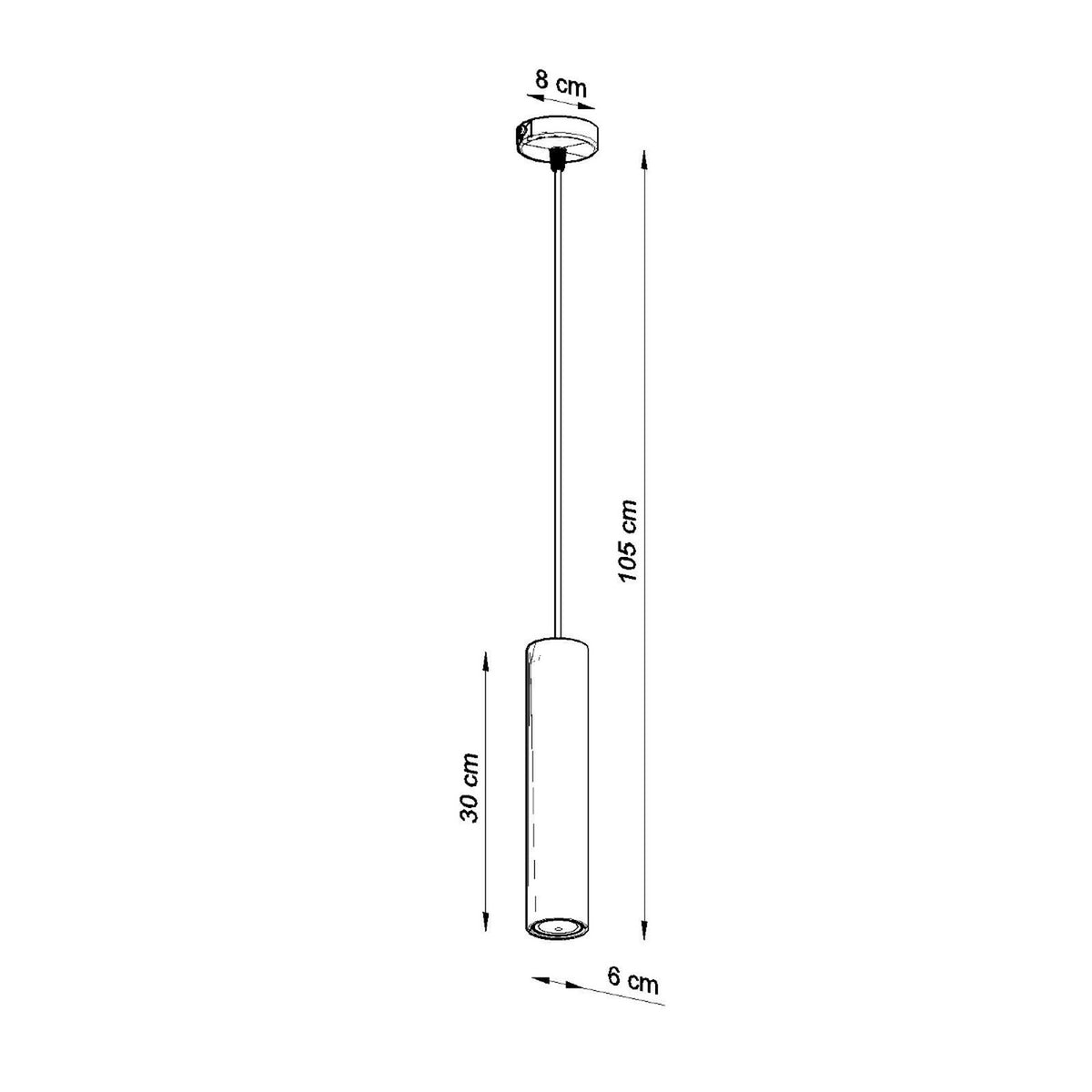 Pendant lamp LUVO 1