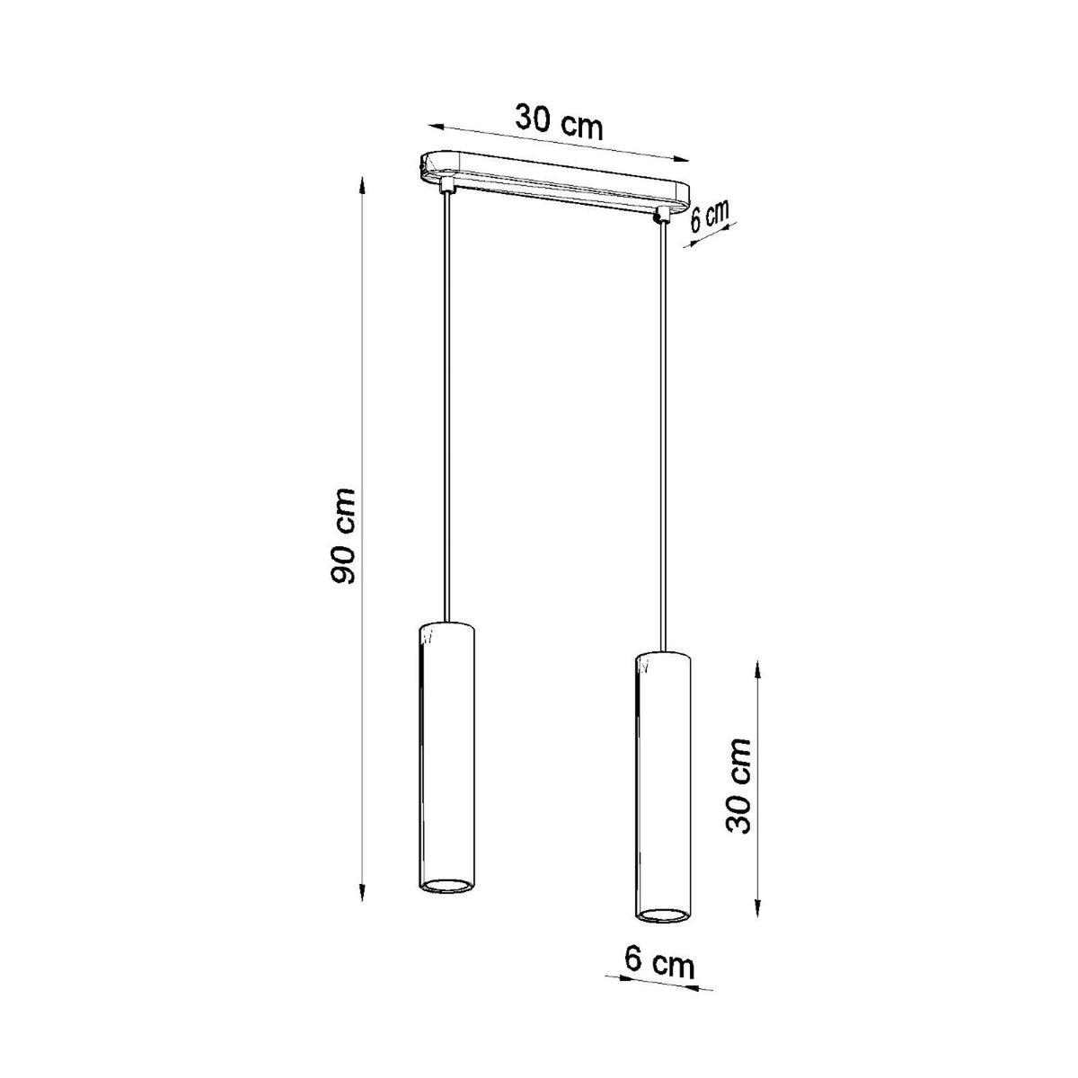Pendant lamp LUVO 2