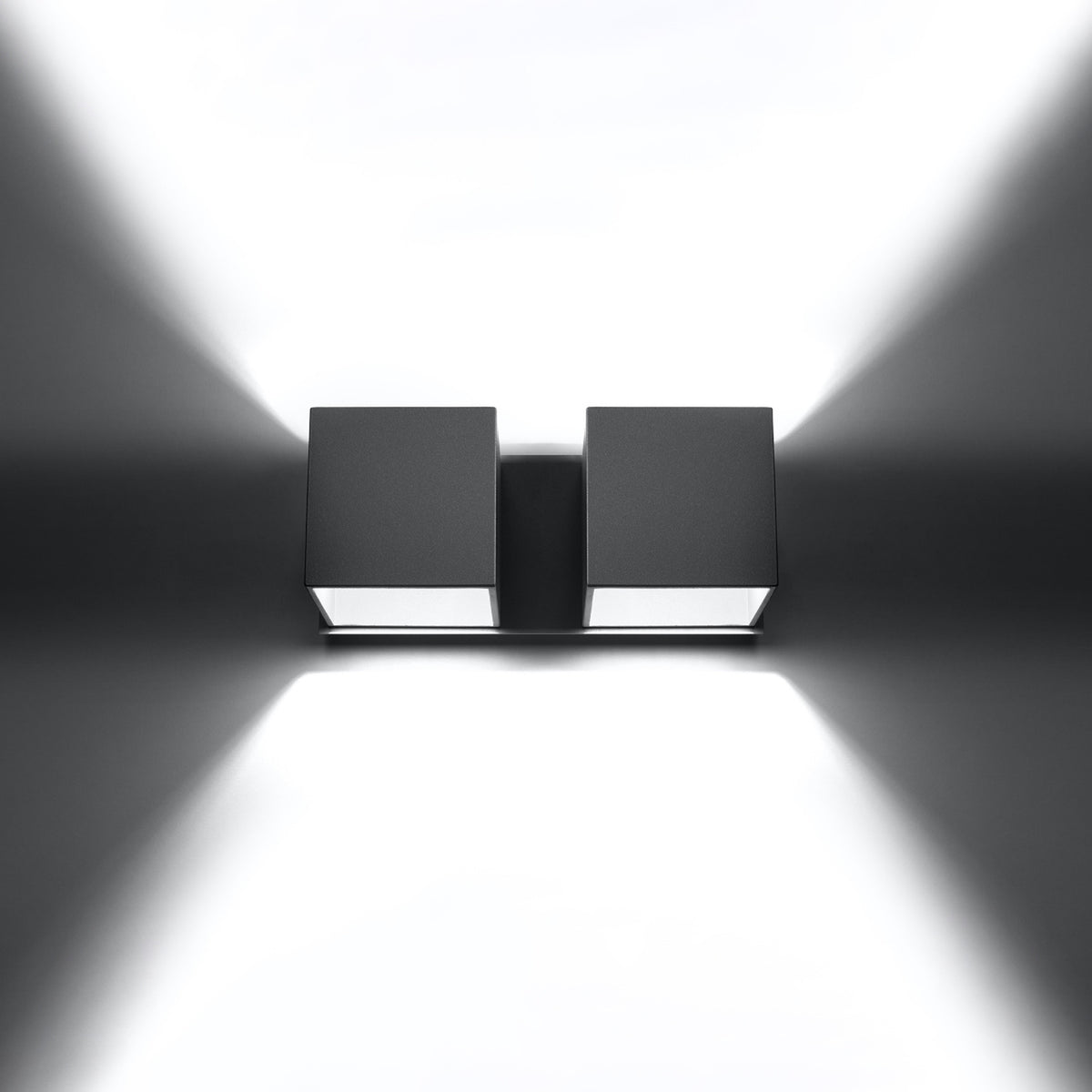 Wall lamp QUAD 2 grey