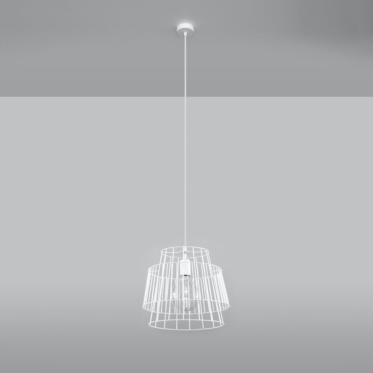 Pendant lamp GATE white