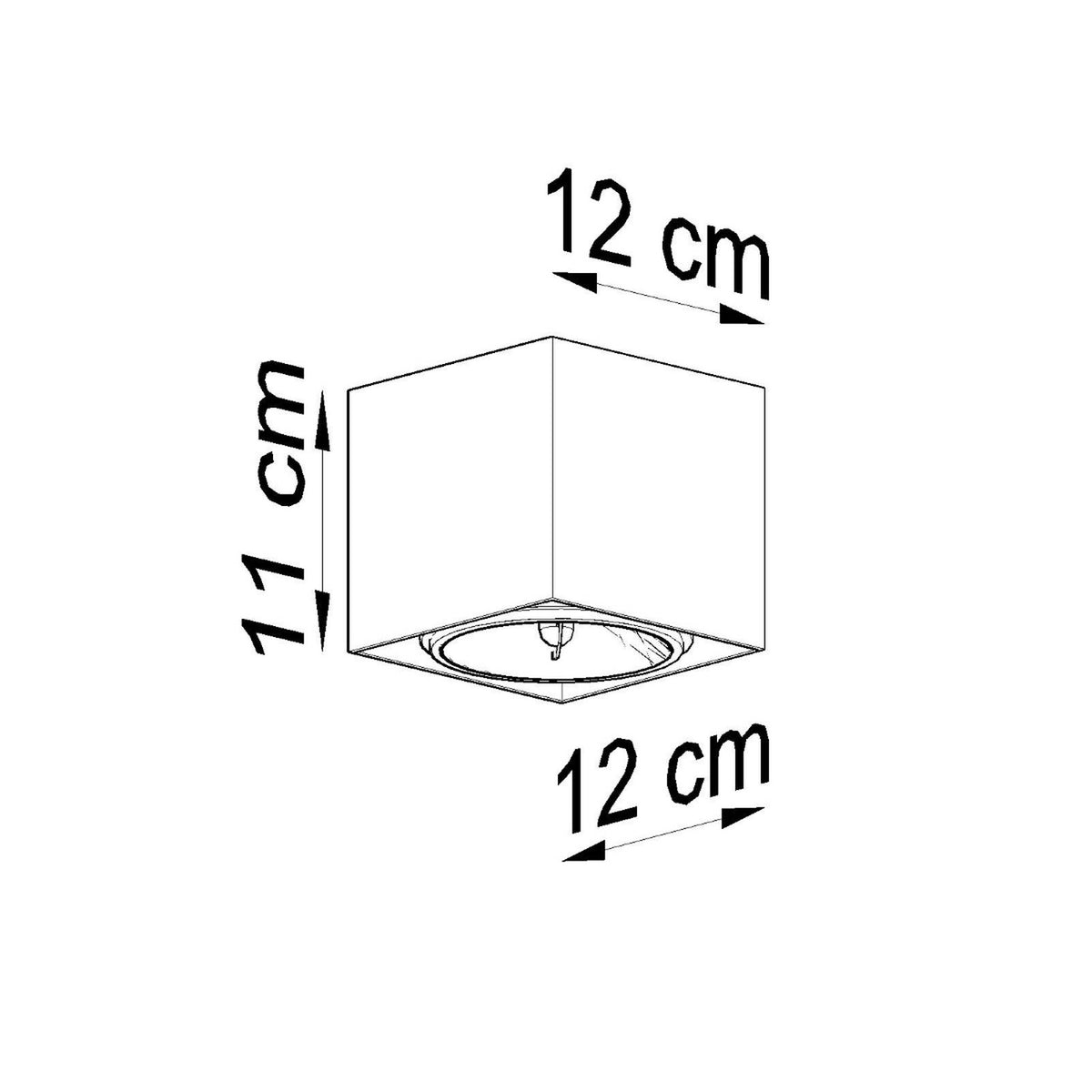 Ceiling lamp BLAKE grey