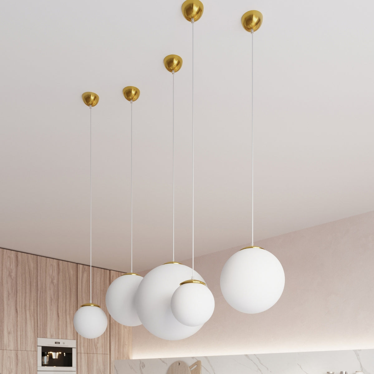 Pendant lamp UGO 20 golden