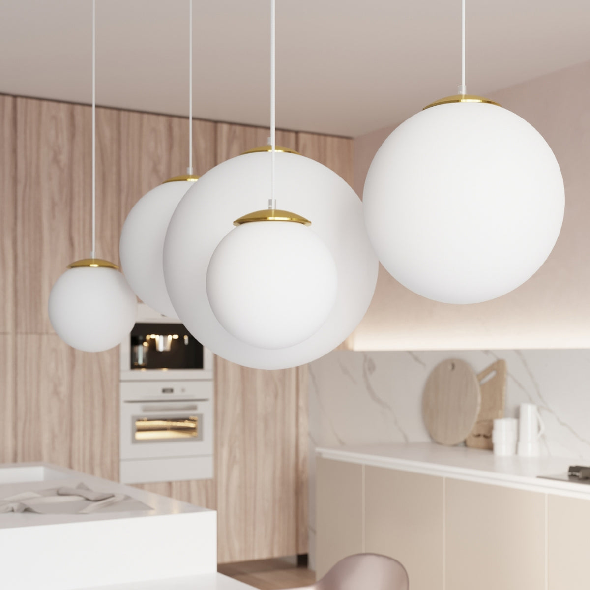 Pendant lamp UGO 40 golden
