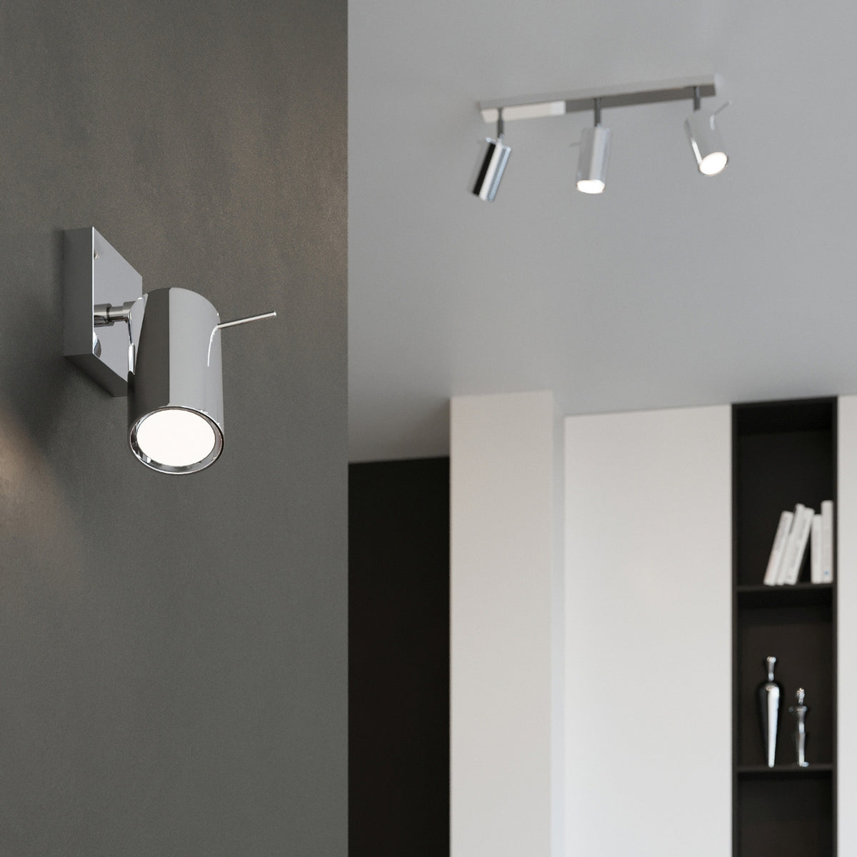 Ceiling lamp RING 2 chrome