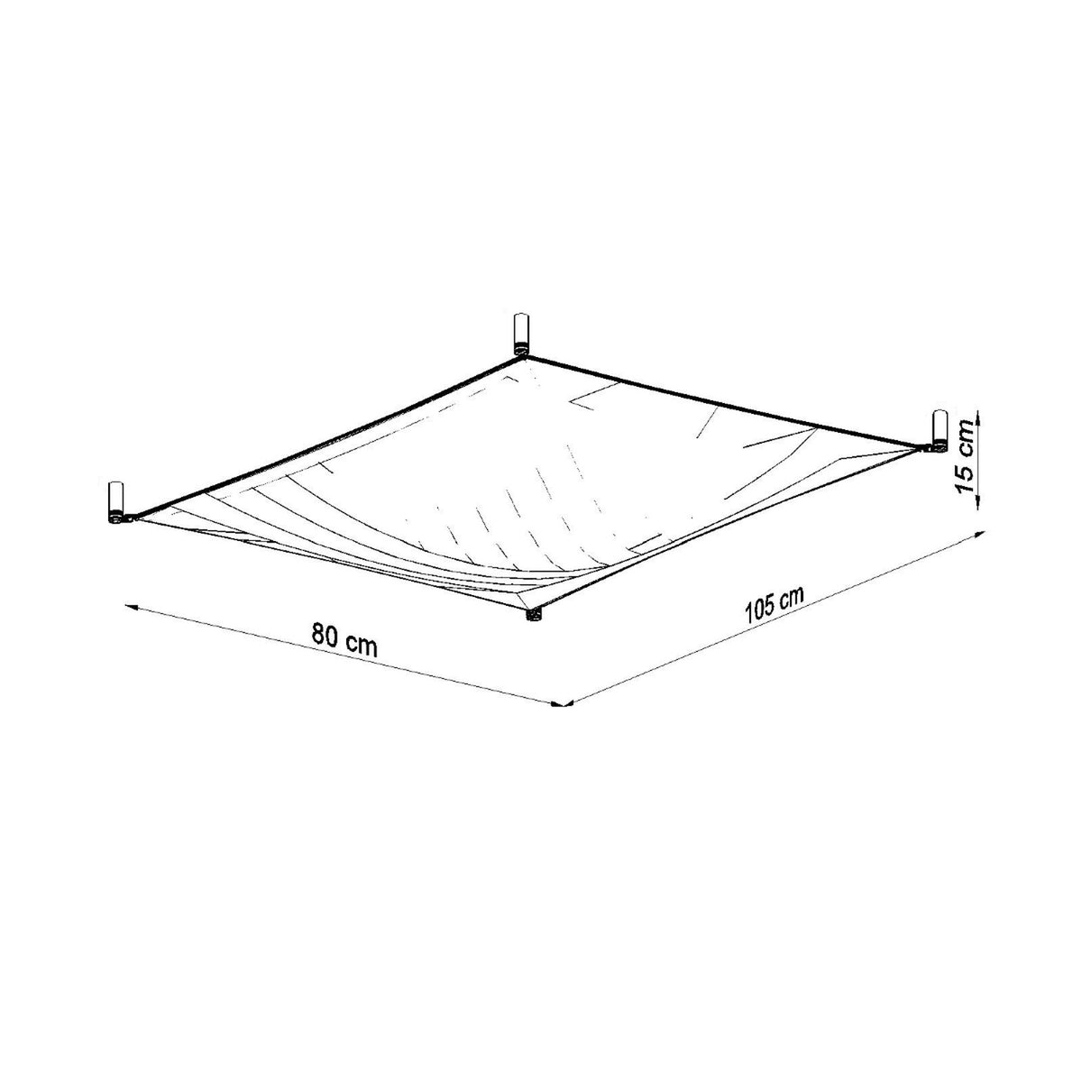 Ceiling lamp LUNA 1 white
