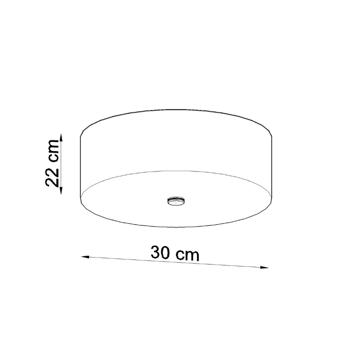Ceiling lamp SKALA 30 black