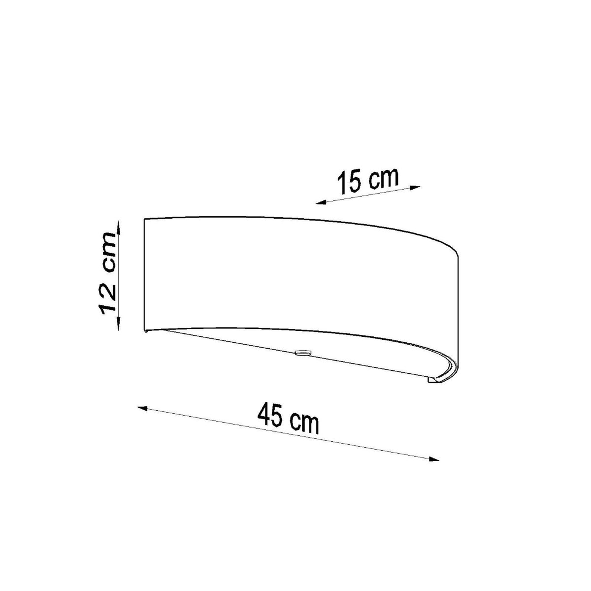 Wall lamp SKALA white