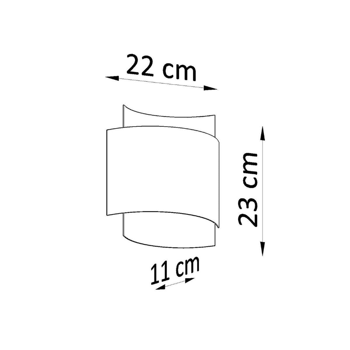 Wall lamp IMPACT white