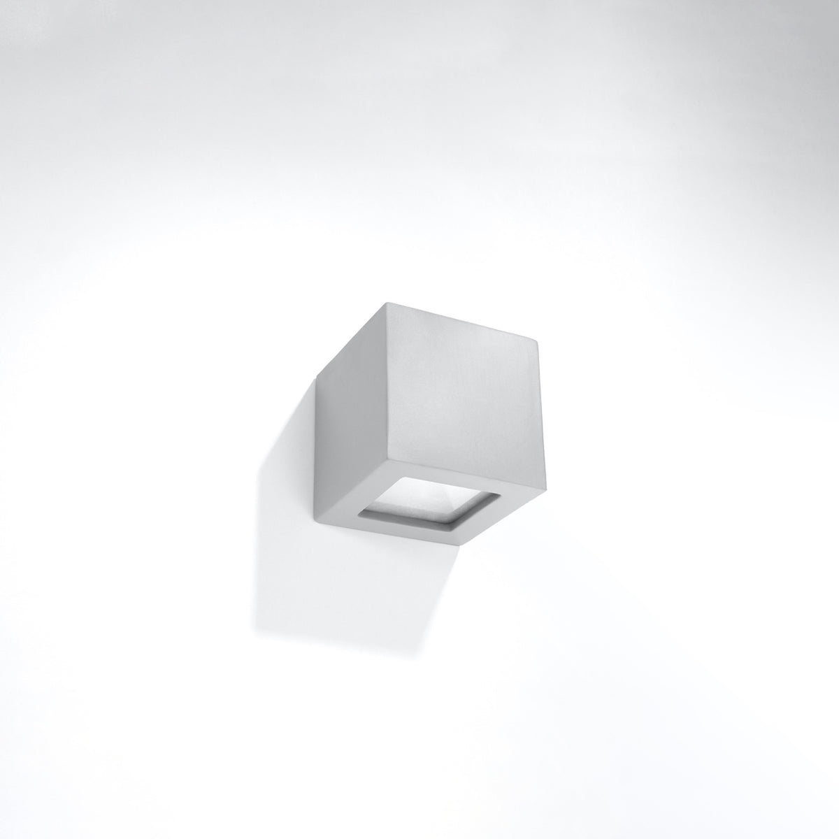 Wall lamp ceramic LEO grey