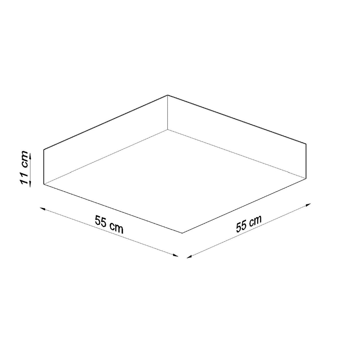 Ceiling lamp HORUS 55 black