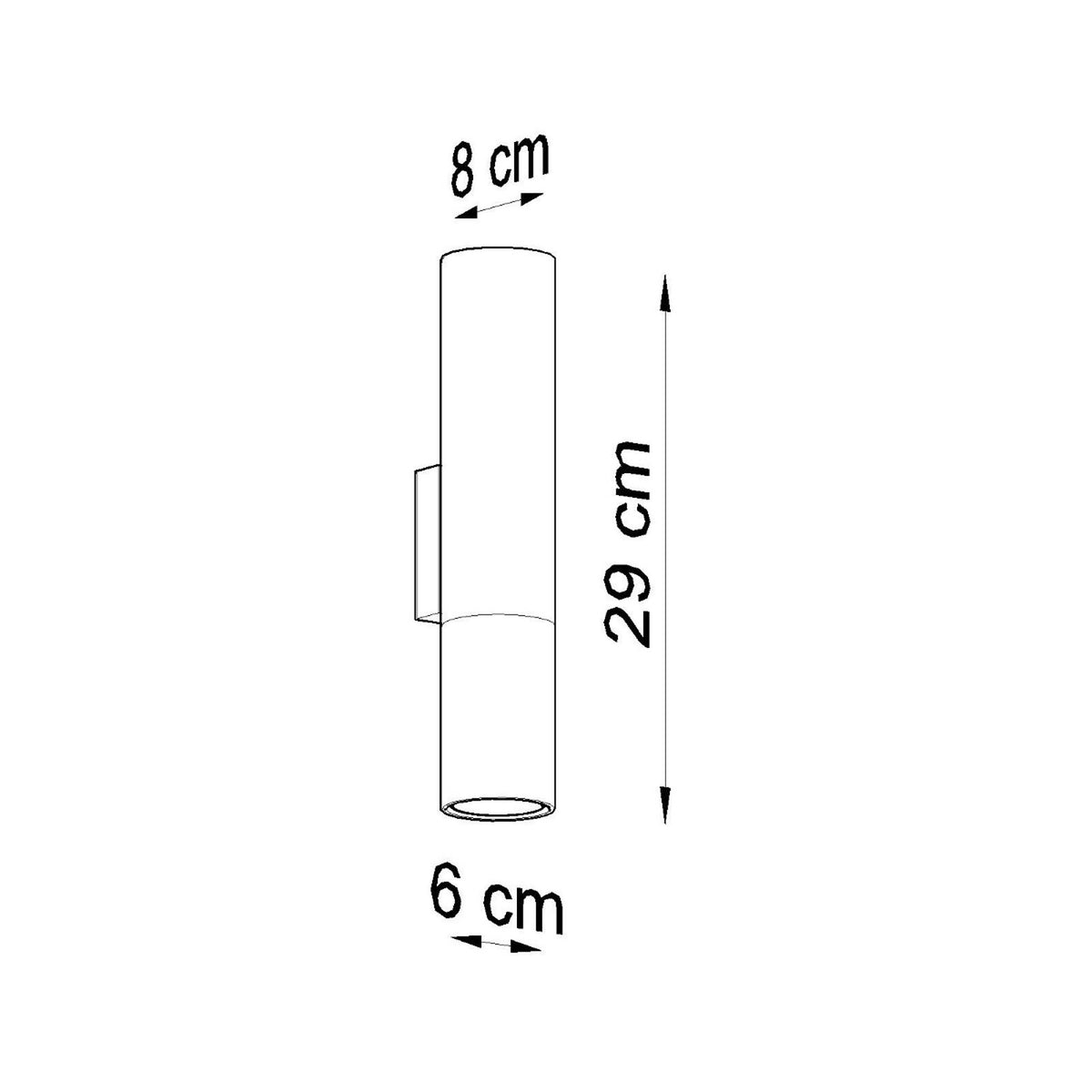 Wall lamp LOOPEZ black/copper