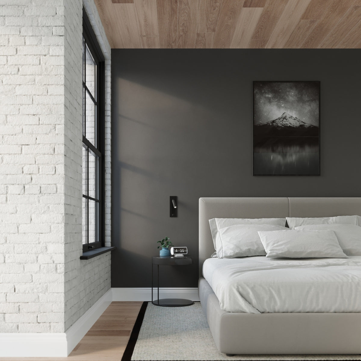 Wall lamp ENIF black