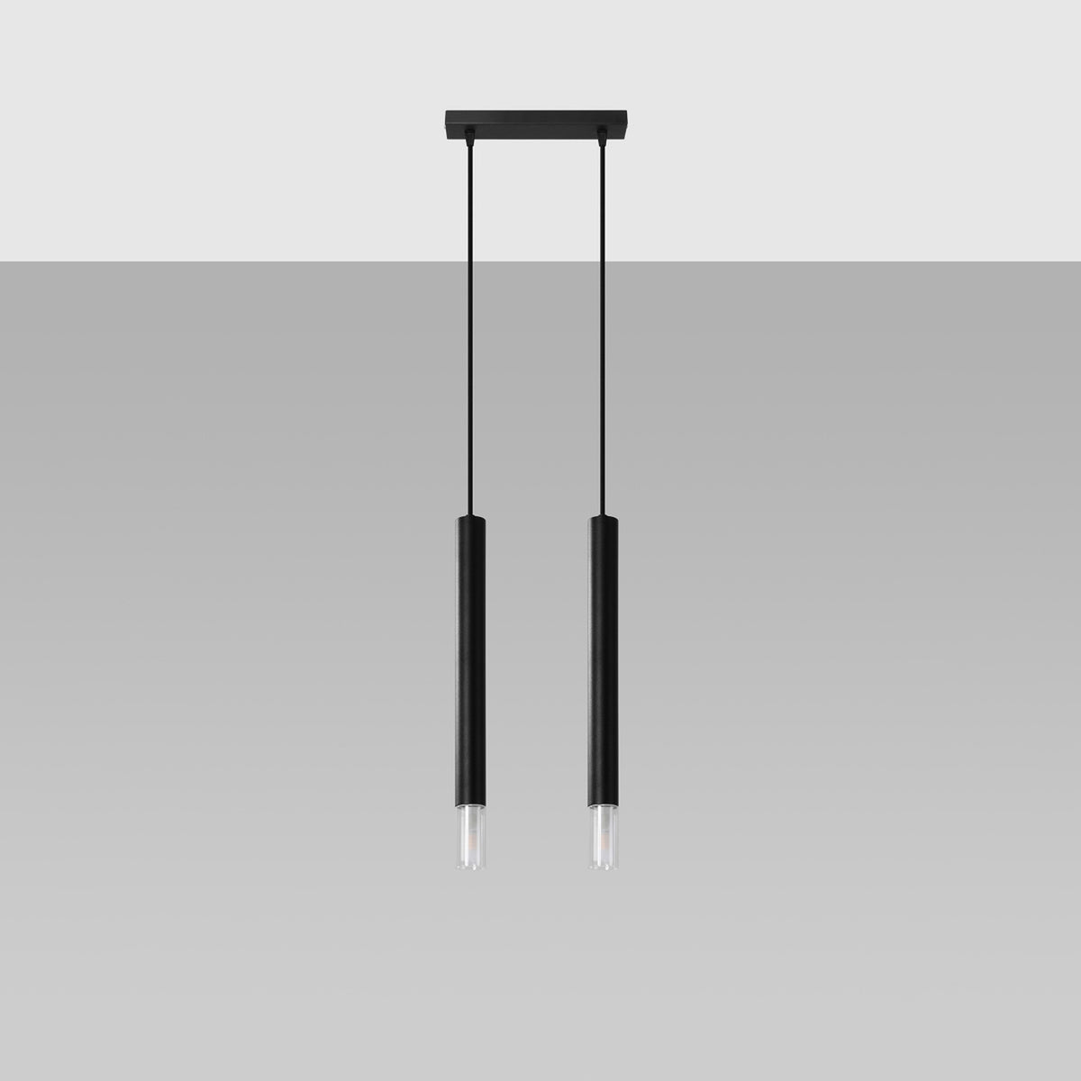 Pendant lamp WEZYR 2 black
