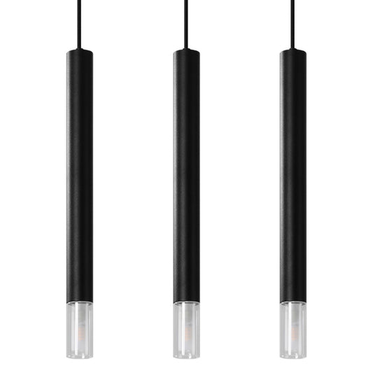 Pendant lamp WEZYR 3 black
