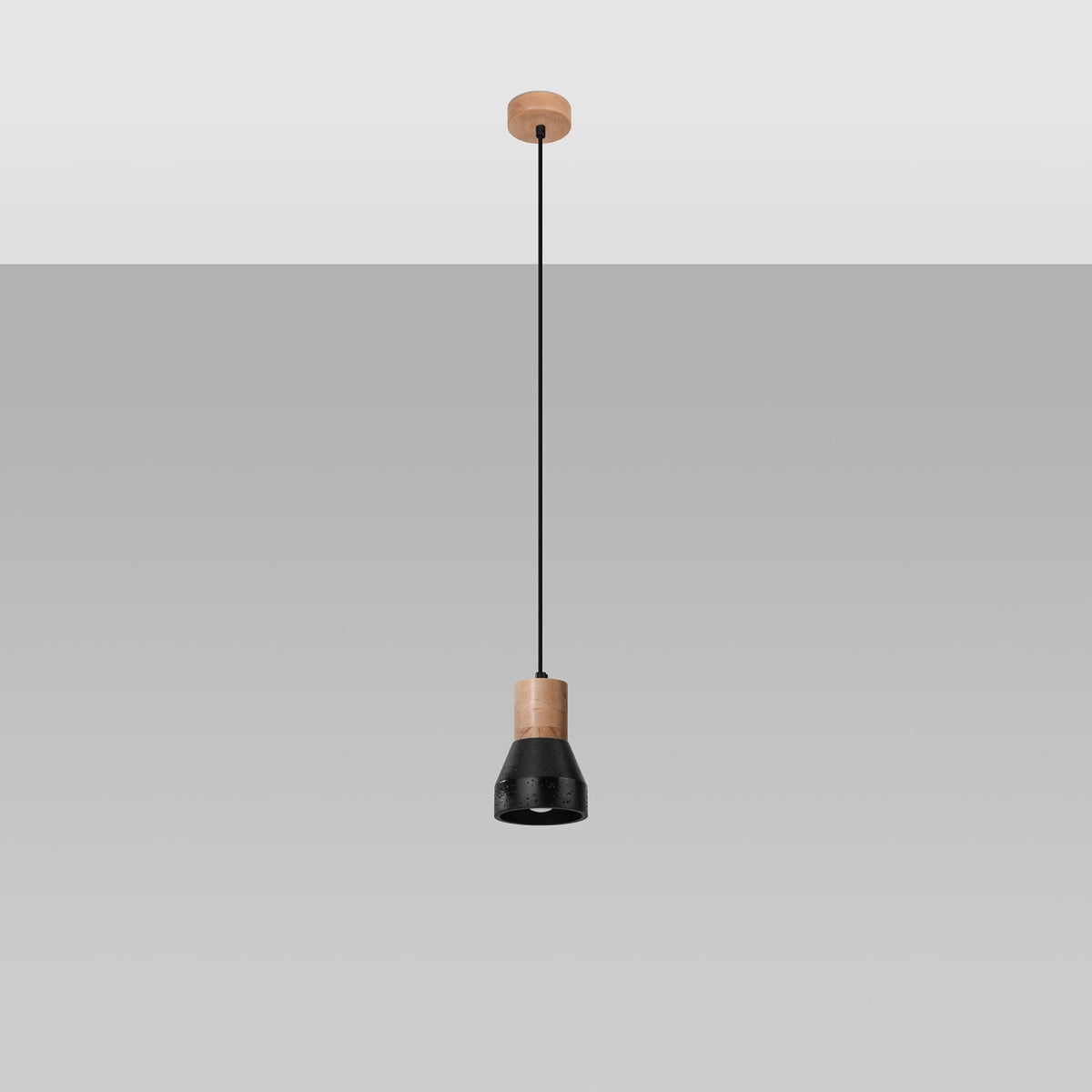 Pendant lamp QUBIC black