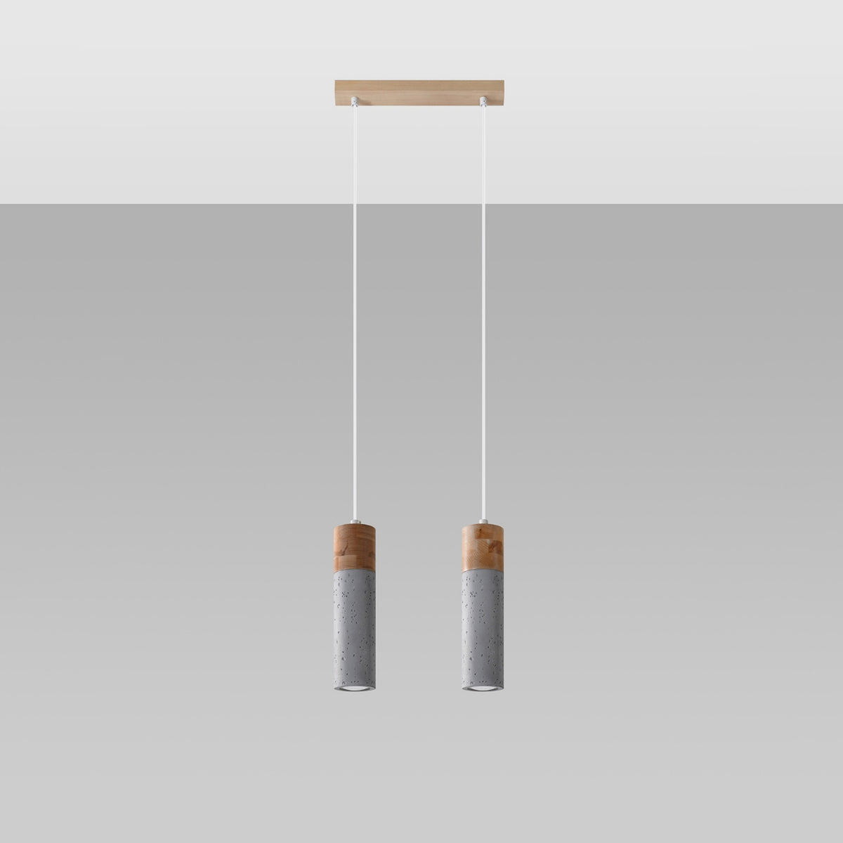Pendant lamp ZANE 2 grey