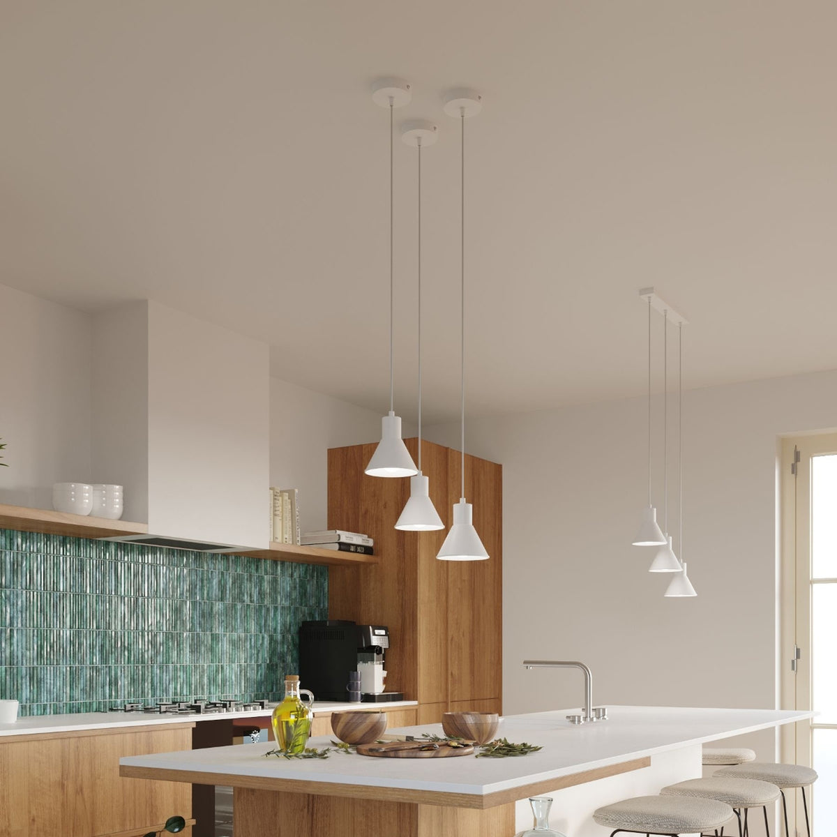 Pendant lamp TALEJA 1 white [E27]