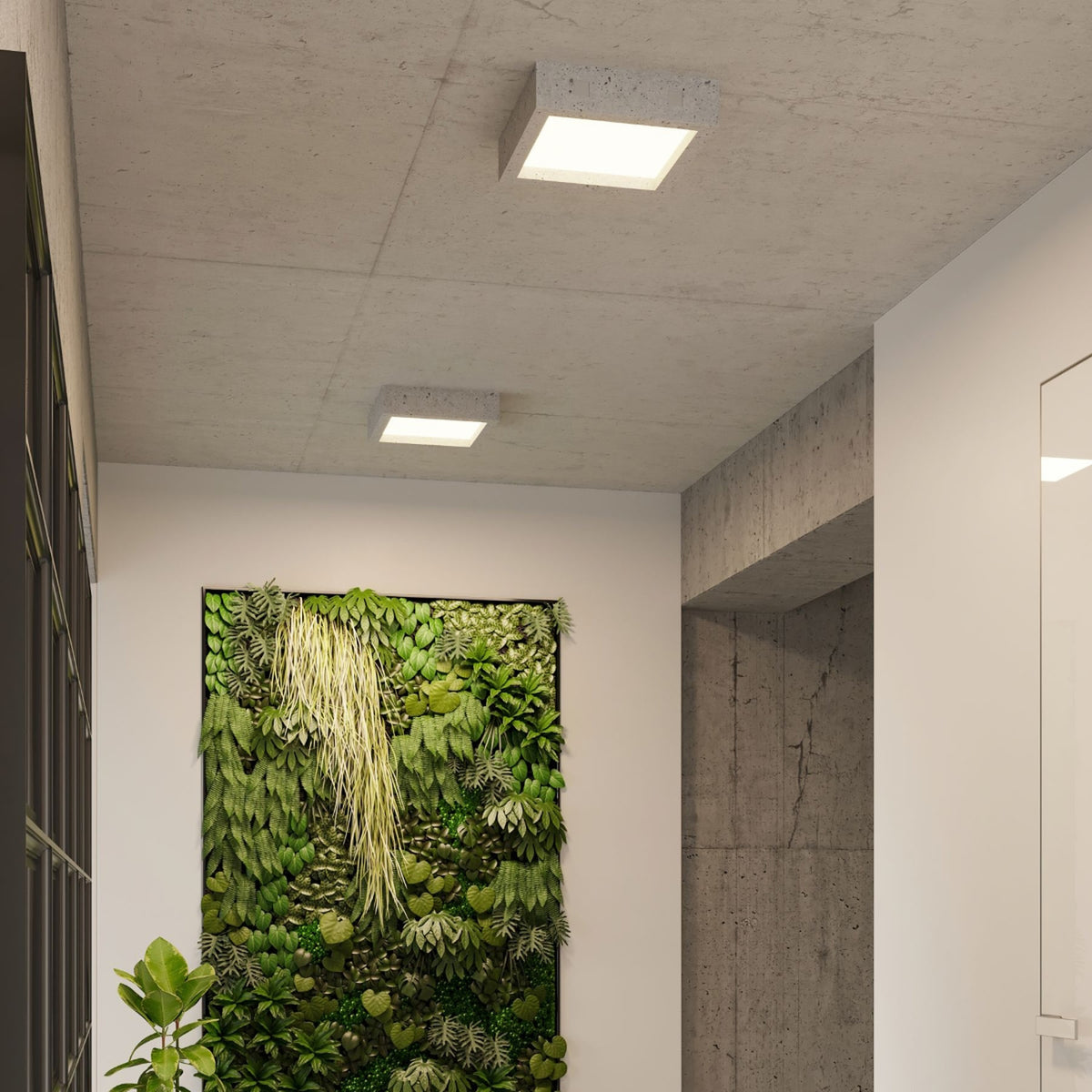 Ceiling lamp RIZA concrete