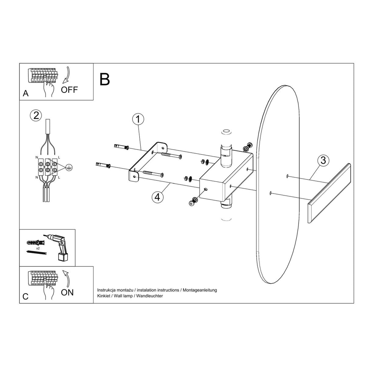 Wall lamp SALIA