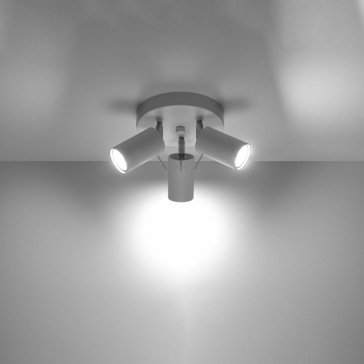 Ceiling lamp RING 3P white