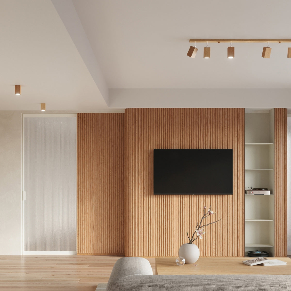 Ceiling lamp KEKE 2 oak