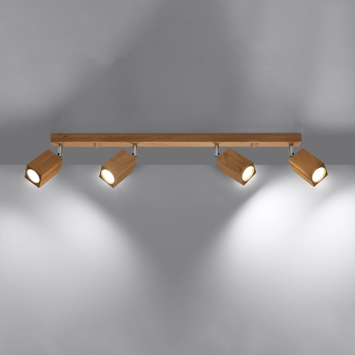 Ceiling lamp KEKE 4 oak