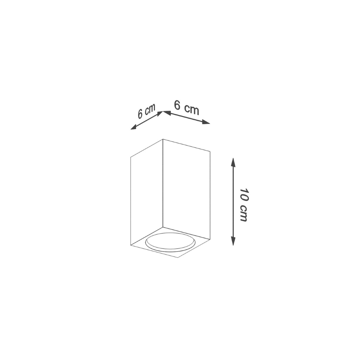 Ceiling lamp KEKE 10 oak