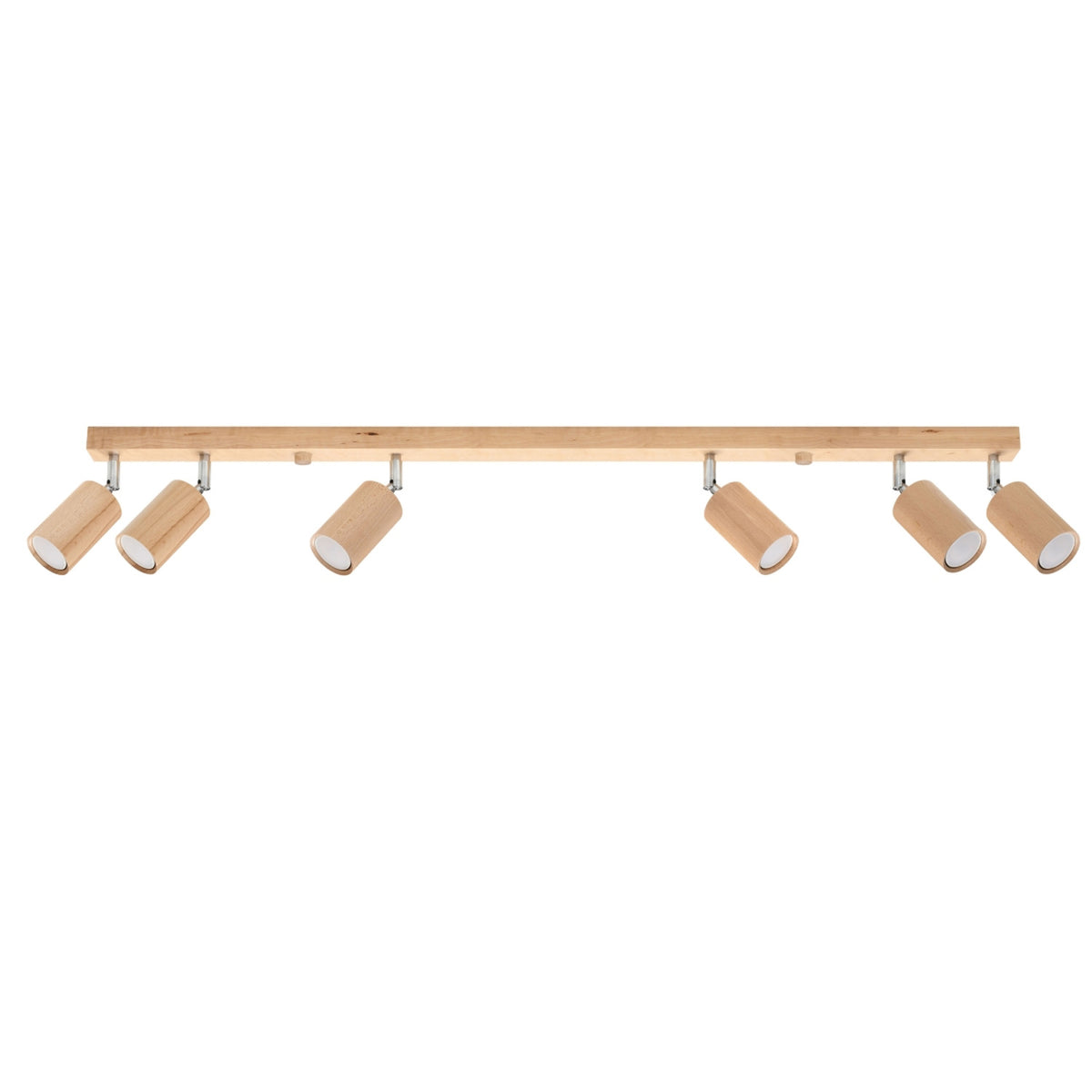 Ceiling lamp BERG 6 natural wood
