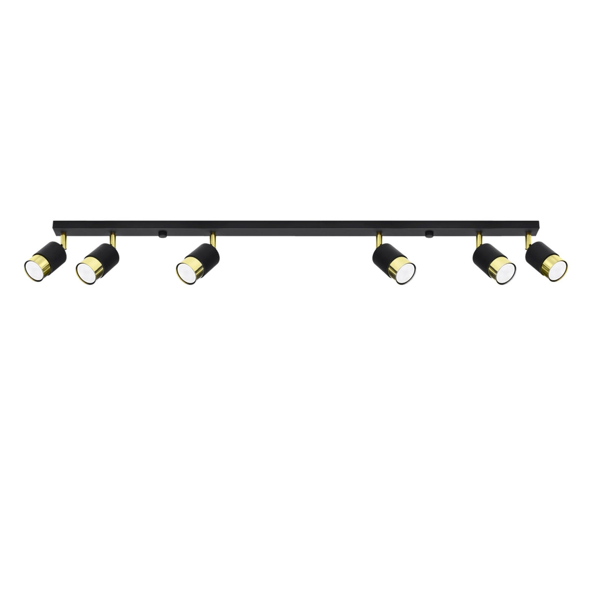 Ceiling lamp NERO 6 black/golden
