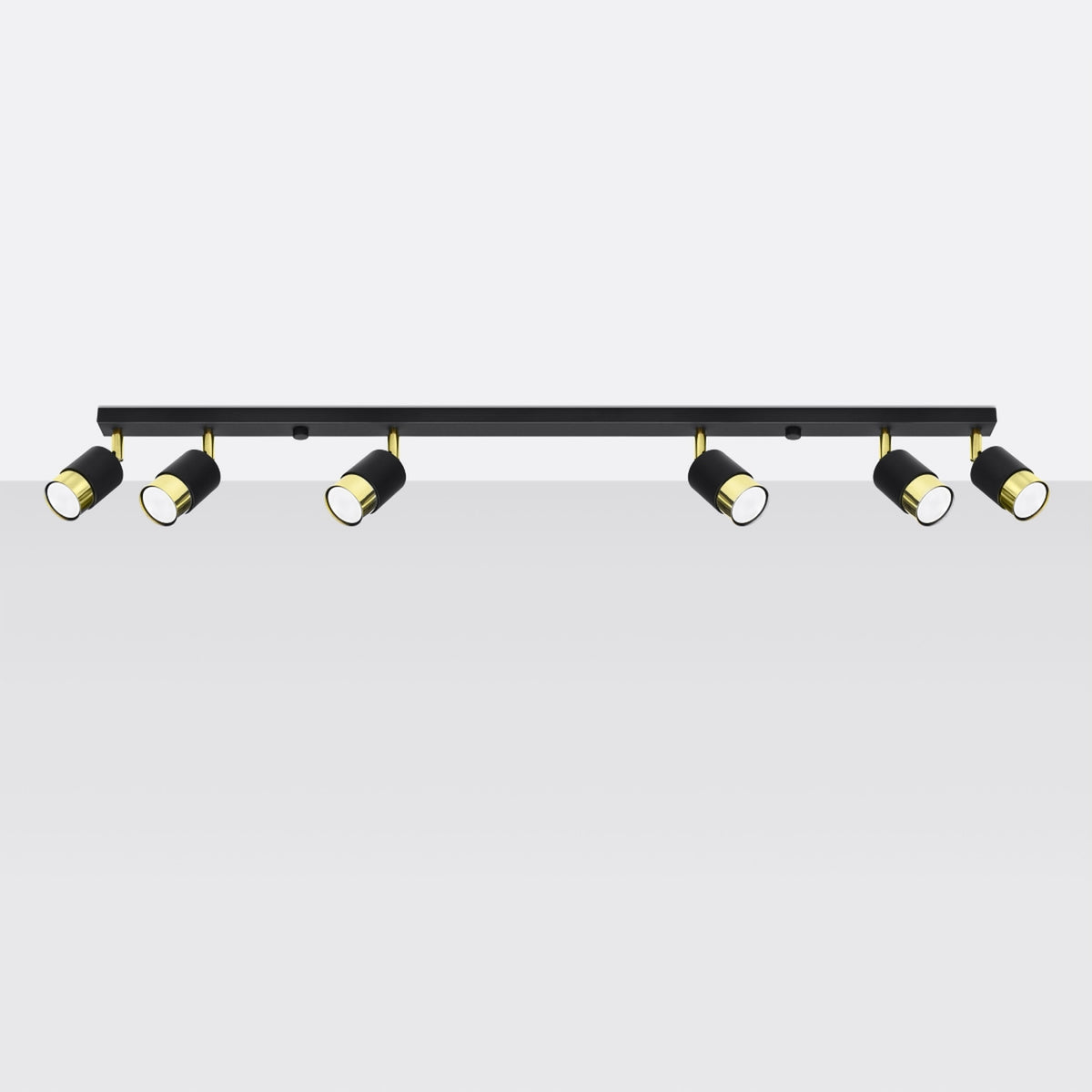 Ceiling lamp NERO 6 black/golden