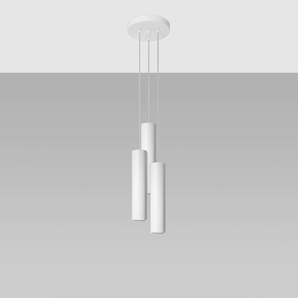 Pendant lamp LAGOS 3P white