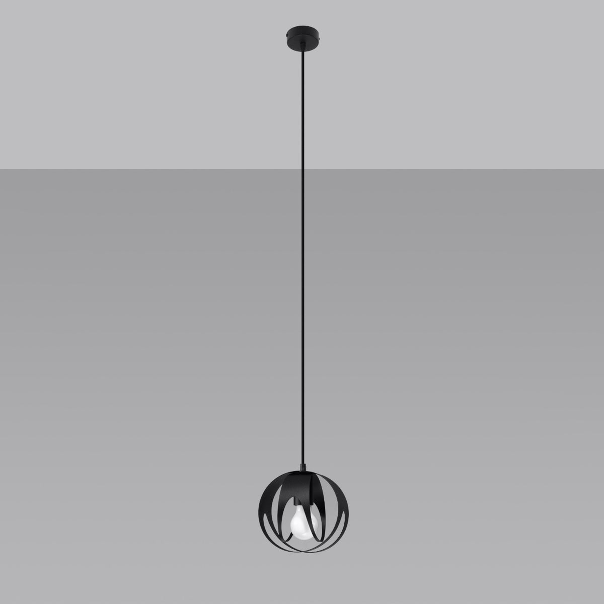Pendant lamp TULOS 1 black