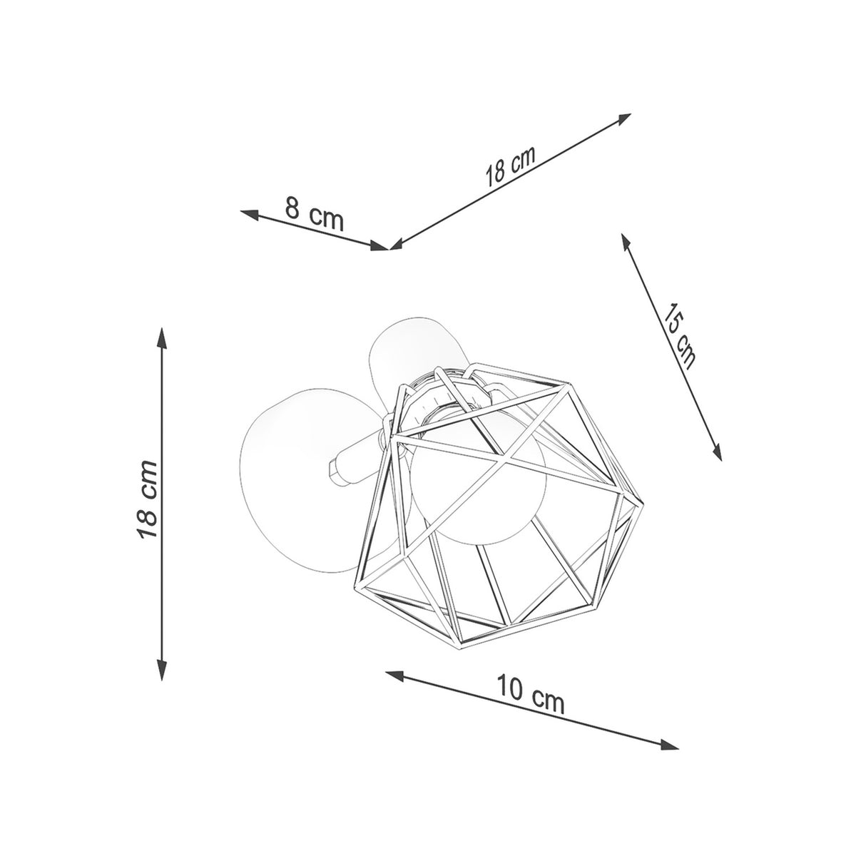 Wall lamp ARTEMIS 1 white