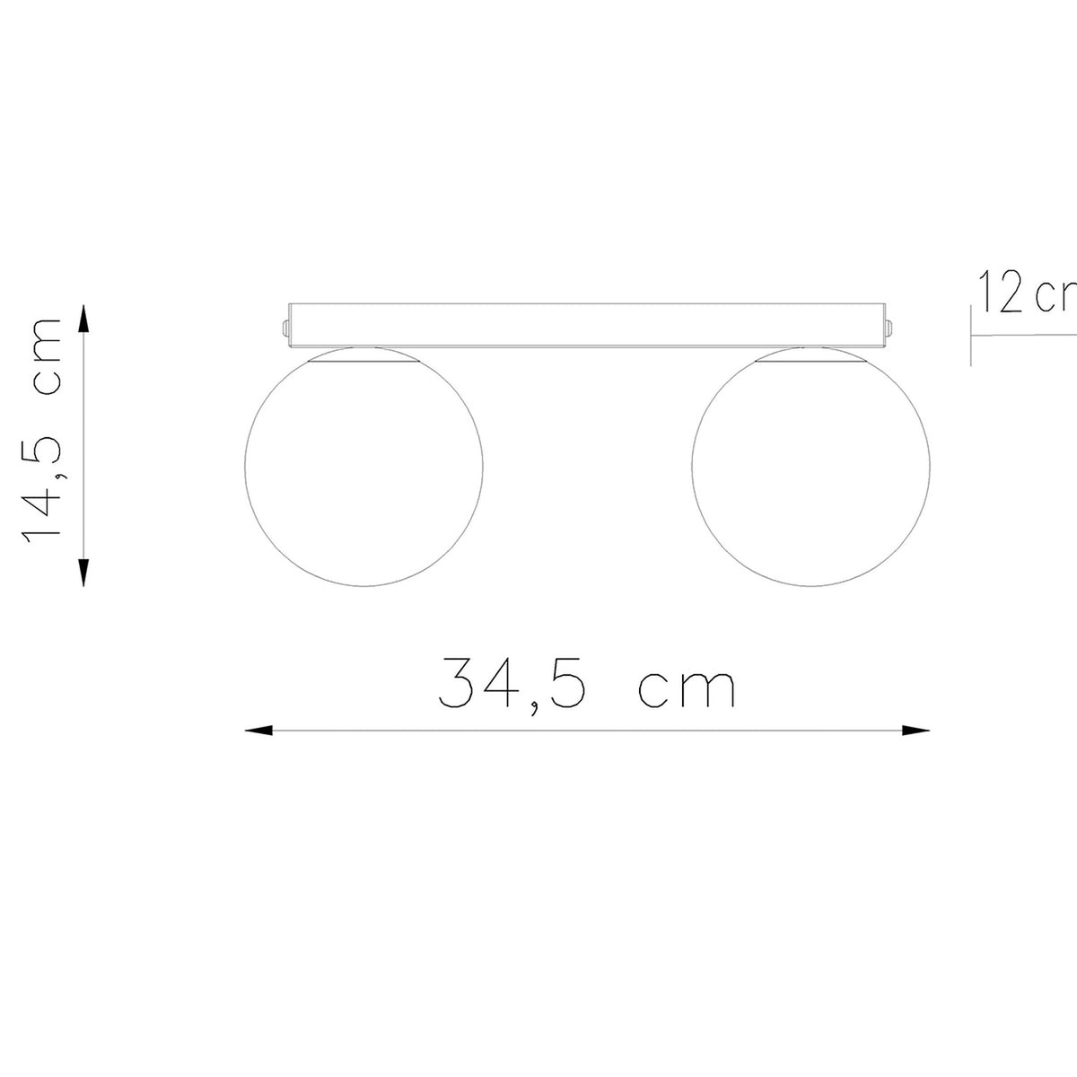 Ceiling lamp YOLI 2 white
