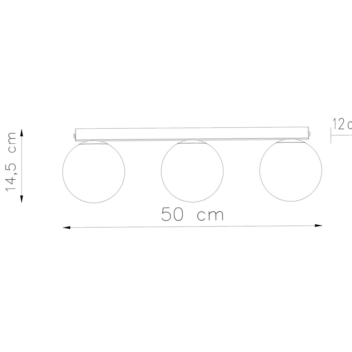 Ceiling lamp YOLI 3 white