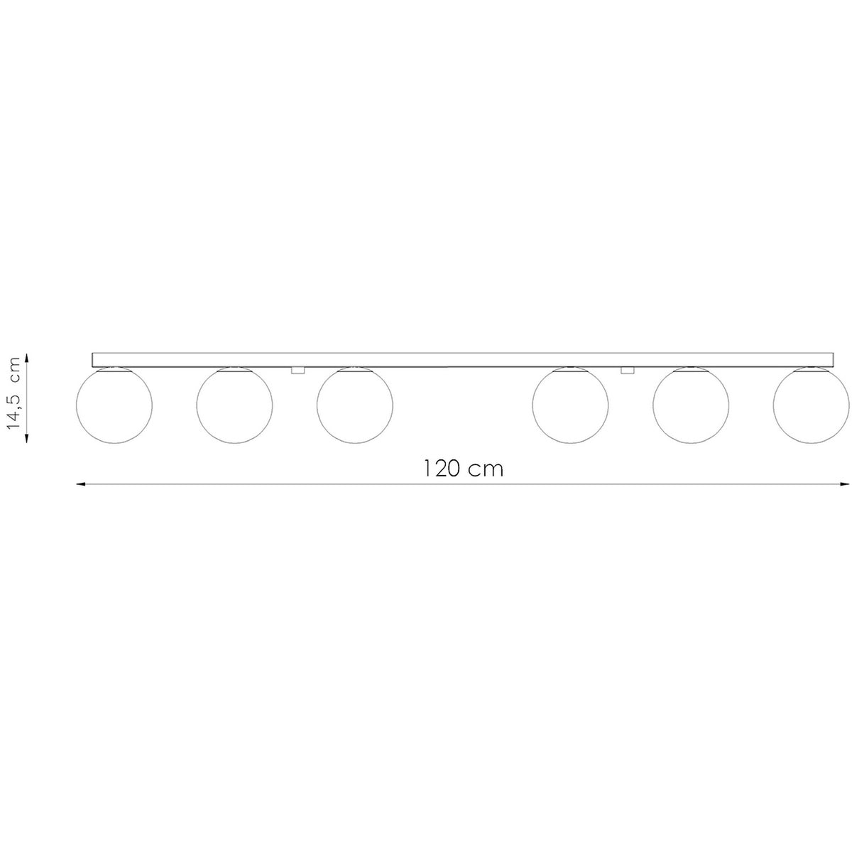 Ceiling lamp YOLI 6 white