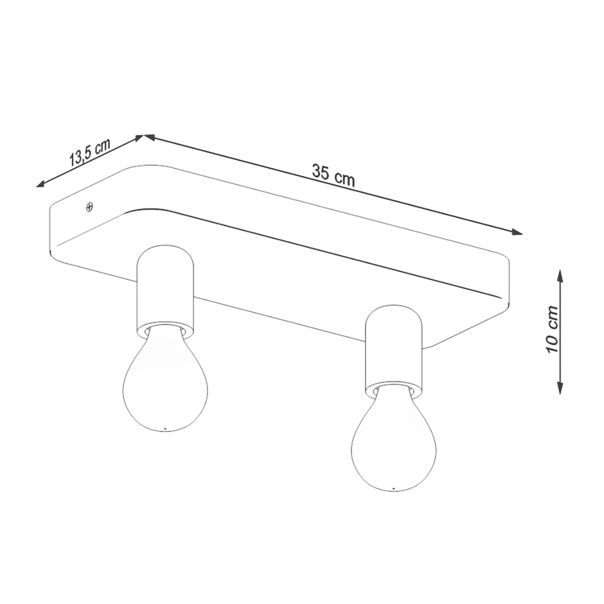 Ceiling lamp TAVO 2